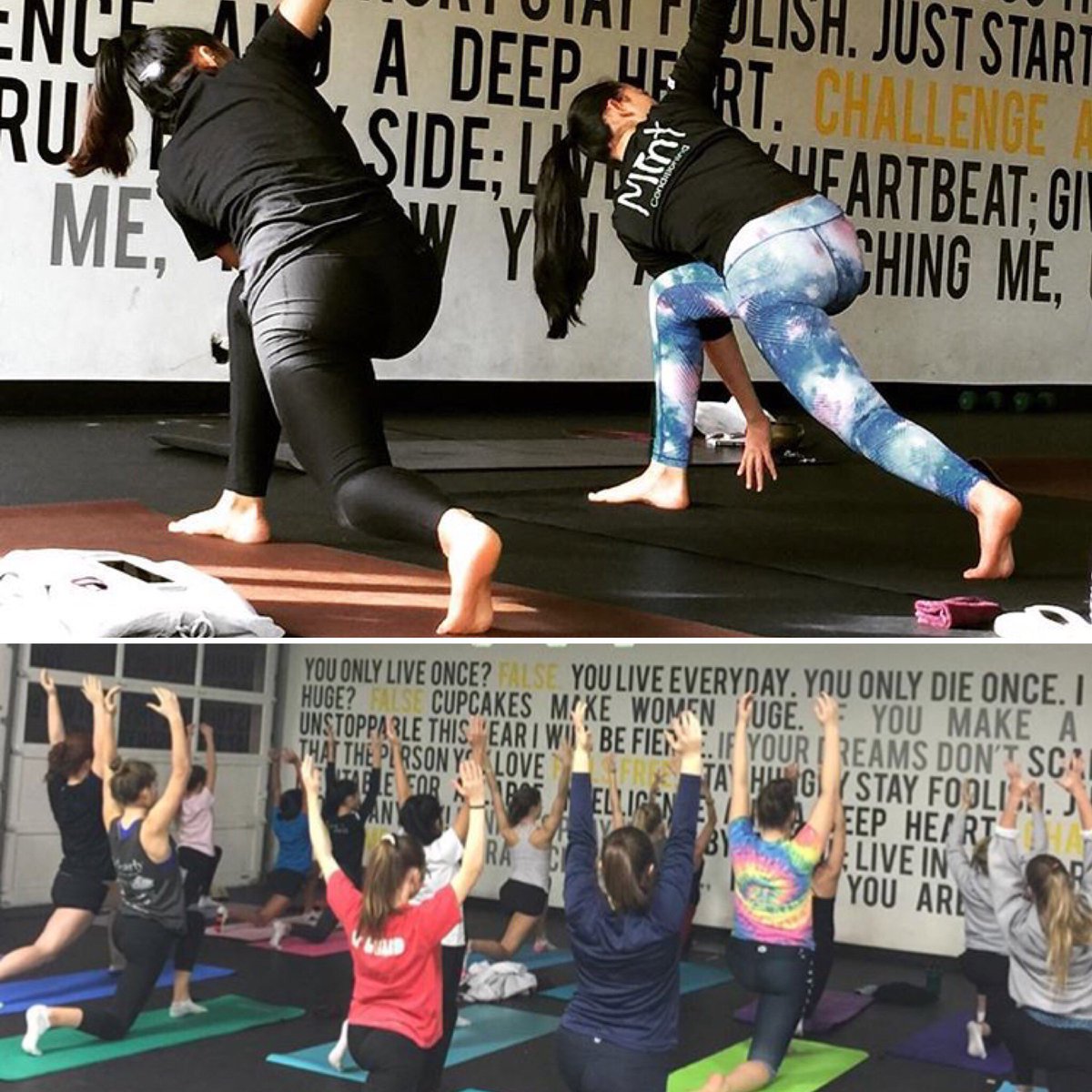 HillaryKYoga's tweet photo. Best Sunday w/ my girls...you inspire me! Super proud of you XO

Thnx @MintConditioning for posting  these. You’re a rock ⭐️! #yvryoga https://t.co/aQbsS3u4nP