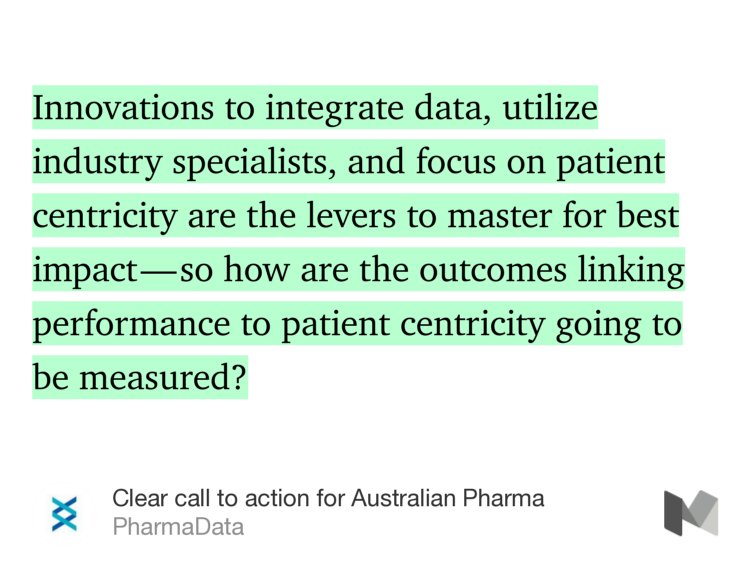 pharmadata's tweet image. Read about our insights from #efpsydney and the clear call to action for Australian #Pharma medium.com/@pharmadata/cl…