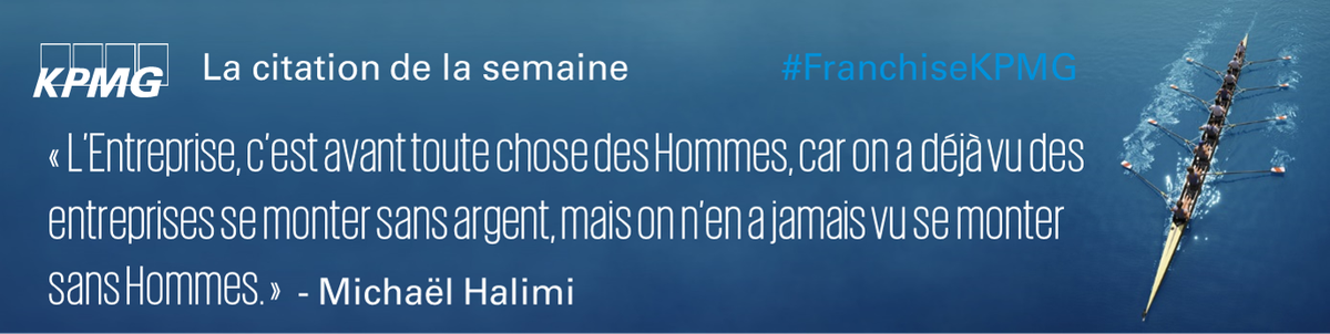 L'équipe #FranchiseKPMG vous souhaite une belle semaine ! Retrouvez-nous sur ow.ly/UTVQ304rjdK