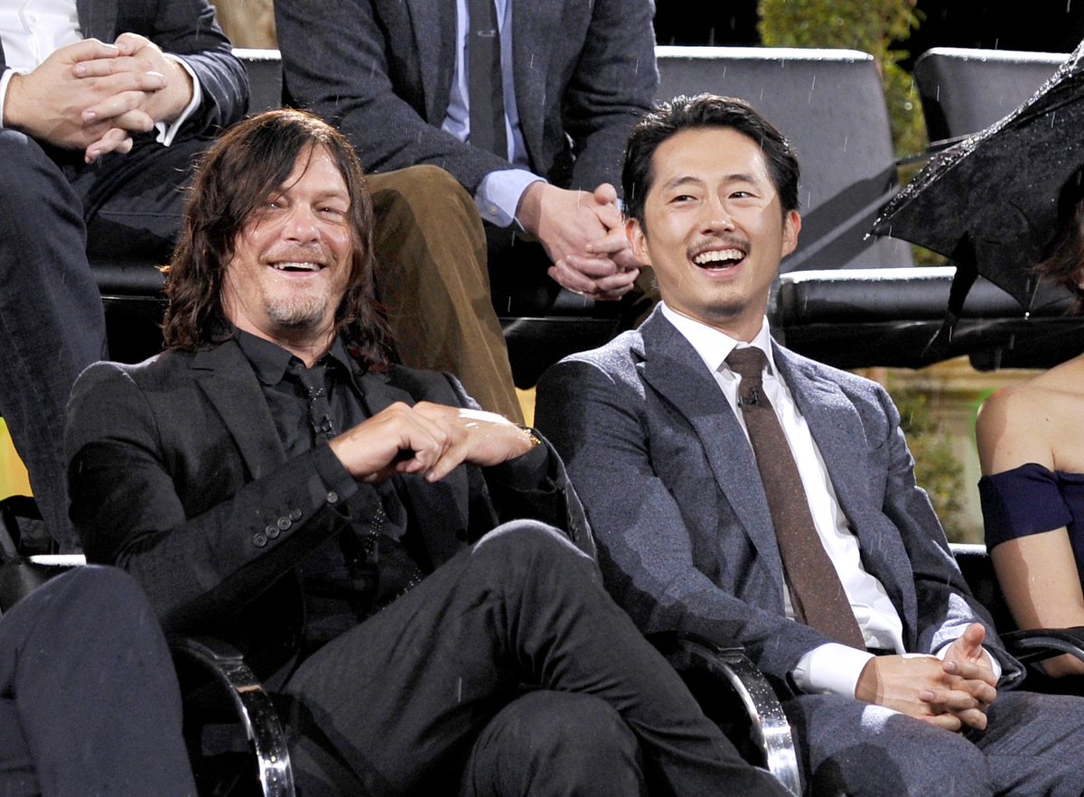 Wildchild0695's tweet photo. Sad to see one of the #AtlantaFive gone :( and another with a monster @steveyeun Glenn will forever be a fav thank u https://t.co/x2d9qVLkWW