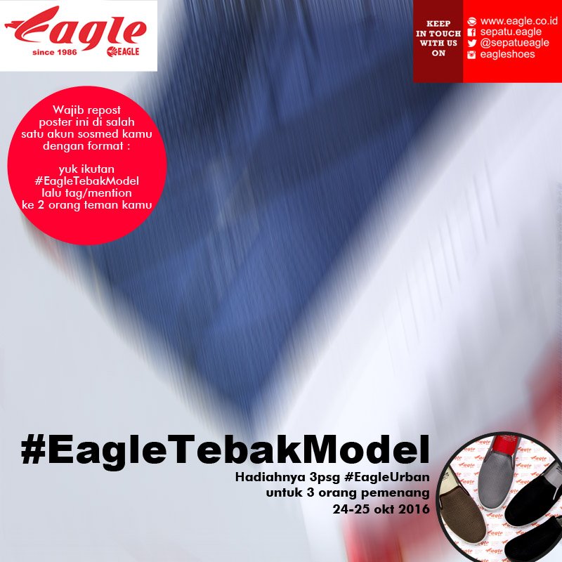 #EagleTebakModel jangan dijawab dulu ya! tunggu cara jawabnya keluar...repost dl aja!