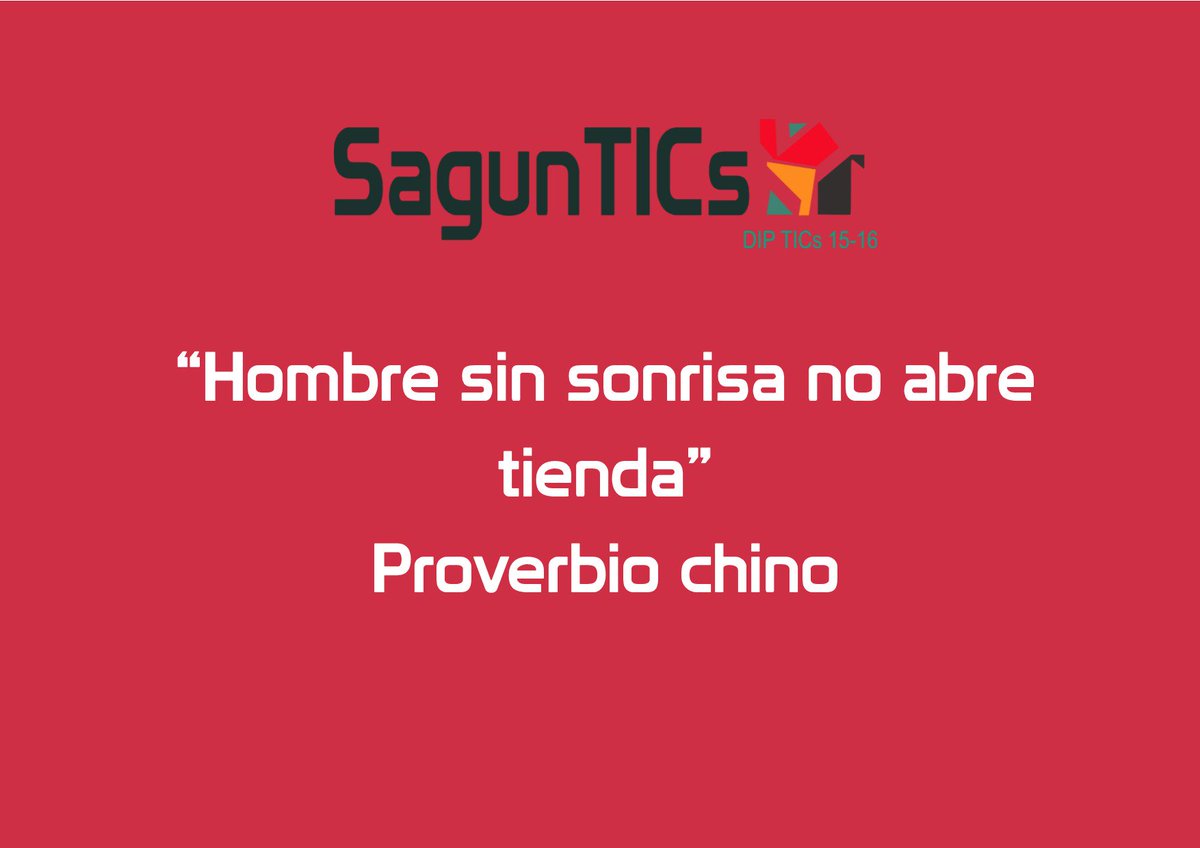 SagunTICs's tweet photo. ¡Feliz lunes! Os dejamos nuestra frase de la semana https://t.co/Heia74aJvq