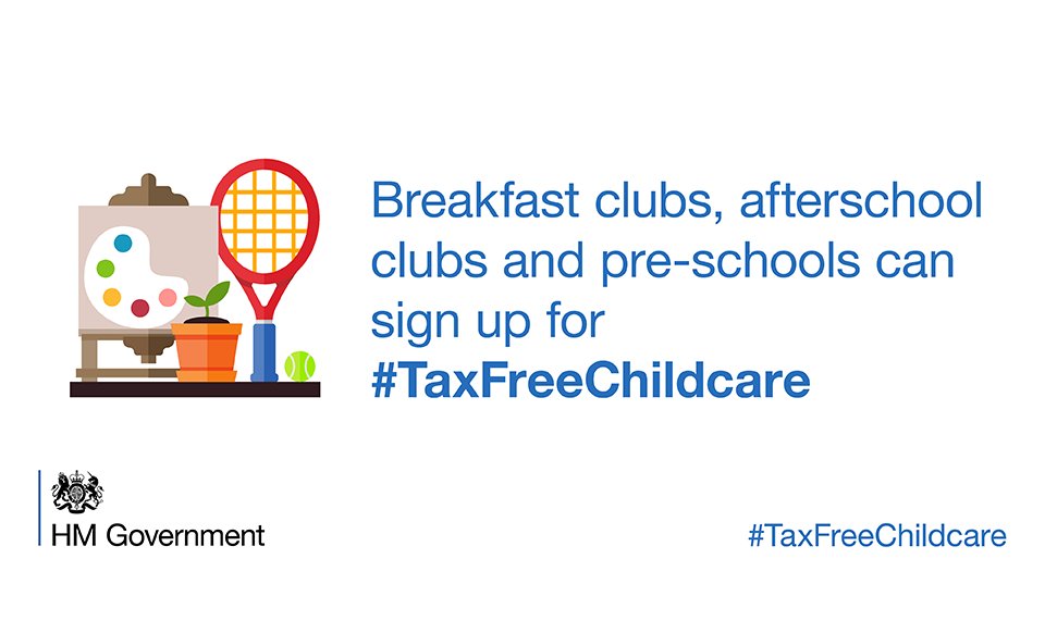 HMRCgovuk's tweet photo. Some parents can use #TaxFreeChildcare to pay for pre- and after school activities and clubs https://t.co/cPN9bJy8of https://t.co/yPqM0gWFi9