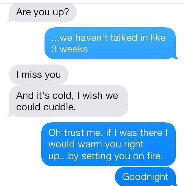 😂 (no this isn't an actual conversation. ..sadly) https://t.co/XDTYL5yfEq<a href="/tag/mood"class="tags"><span>#mood</span></a>
