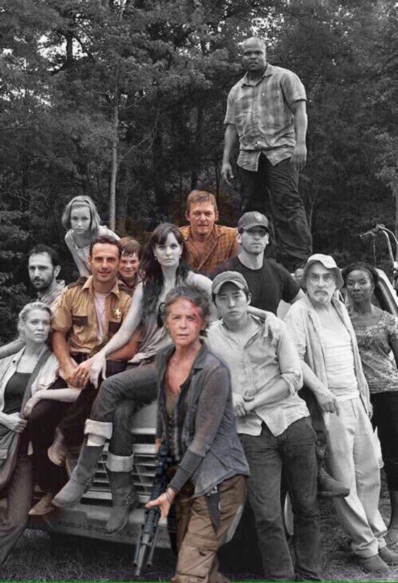 BeverlyHillsCEO's tweet photo. This is all who are left from the Original Group 😖😭 #TheWalkingDead https://t.co/MFSEGfcIyA