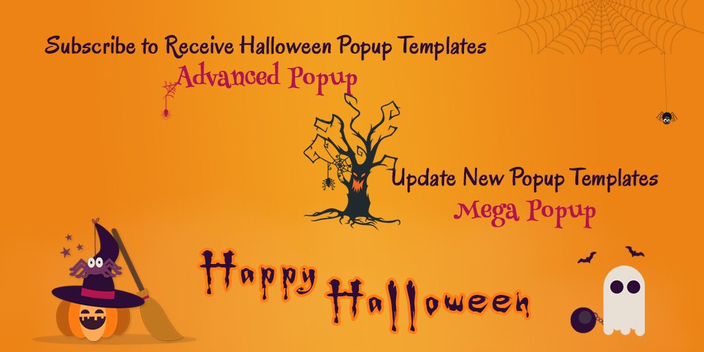 ExtStore's tweet image. Halloween Treats from ExtStore. Receive free Halloween Popup template here: bit.ly/2ezm6Ye
#joomla #joomlaextension #halloween