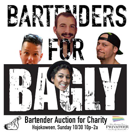 HojokoBoston's tweet photo. Hojoko is auctioning off Boston's Best Bartenders at #Hojokoween 👻 Bid, Dance, Party 🎉 Support #BAGLY https://t.co/J4p8b3xtup