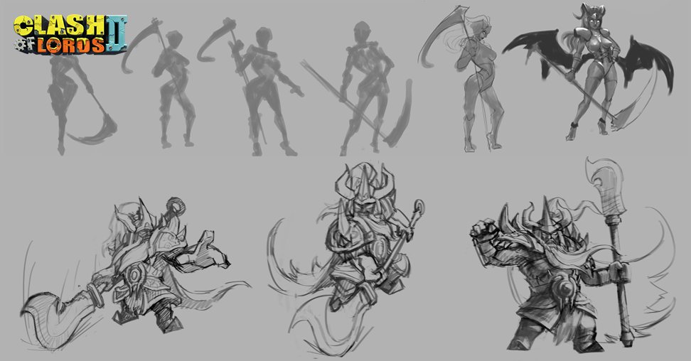 ClashOfLords2Es's tweet photo. ¿Si tubieras que elegir un Héroe para iluminarlo, cuál sería y por qué? ¡Checa este proseso de diseño! https://t.co/KSJ8nw2At9