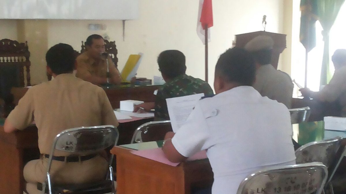 Rapat persiapan peringatan hari pahlawan
