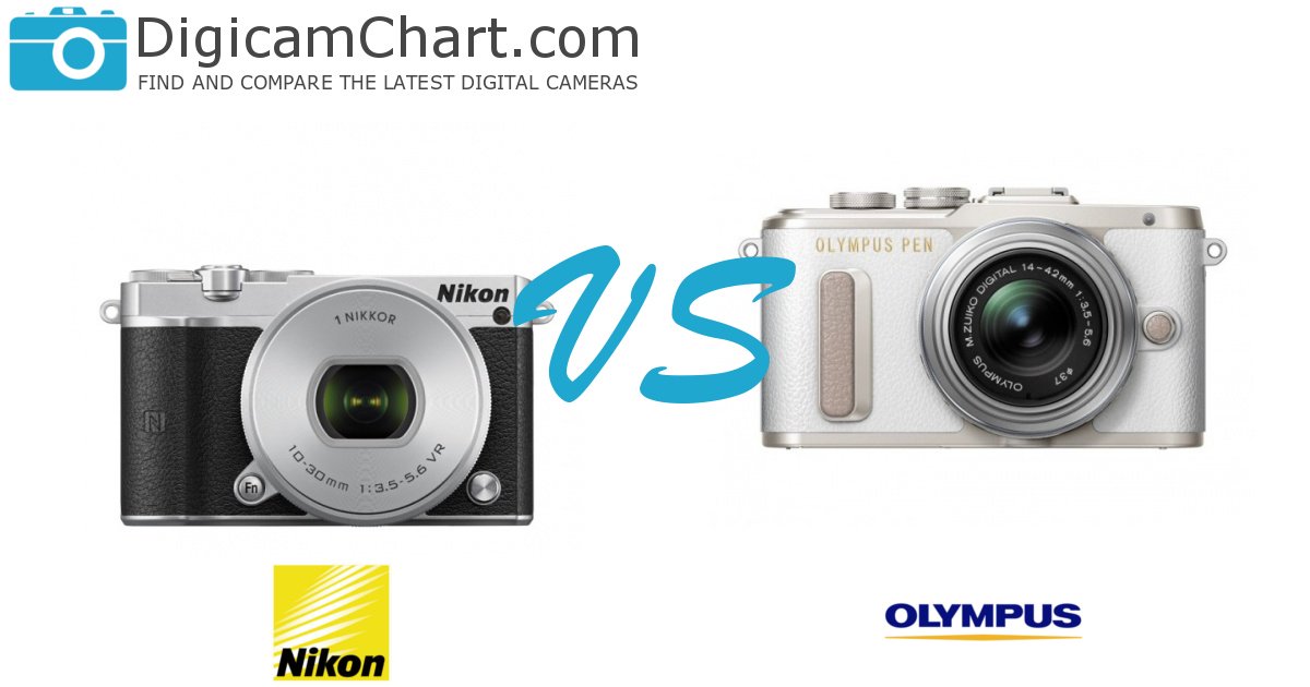 DigicamChart's tweet image. The side-by-side #comparison of the #Nikon #1J5 and #Olympus #PENEPL8 #cameras. digicamchart.com/compare/nikon-…
