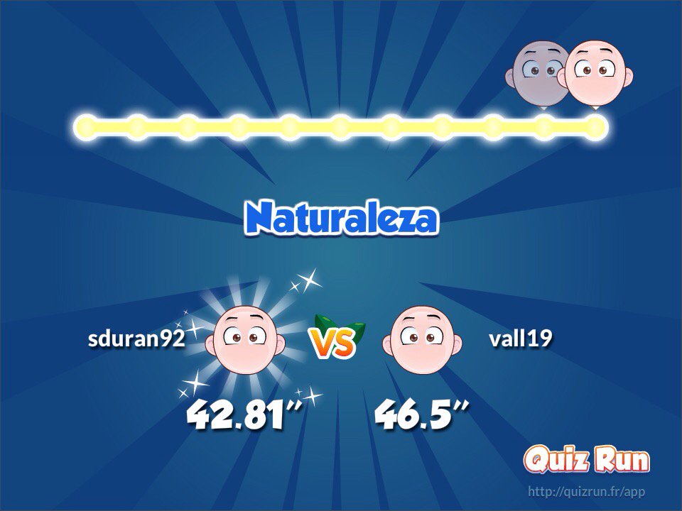Duran_93s's tweet photo. Derroté a Marianela Benitez en Quiz Run. Mi usuario es sduran92 https://t.co/Mf1TS7qRdb https://t.co/N4y11bs1eU