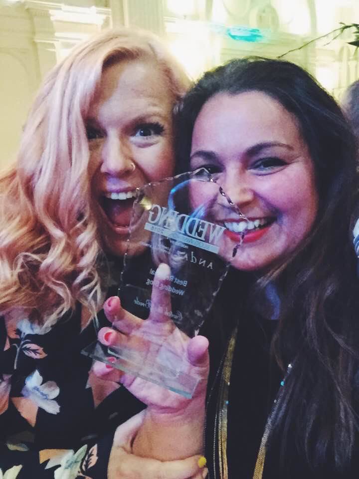 CwtchTheBride's tweet photo. Enjoying our moment as winners of #BestRegionalWeddingBlog at the #weddingblogawards for #Cwtchoftheweek https://t.co/MHjDR9hxgs https://t.co/akrukLJxrp