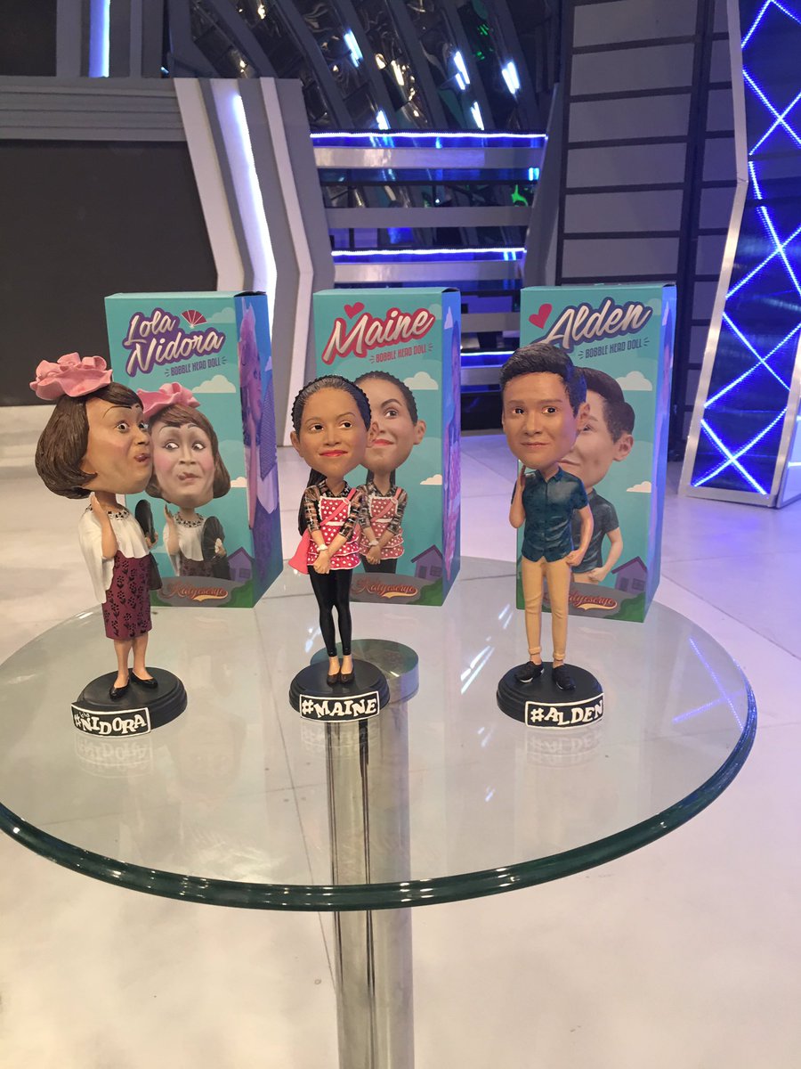 EatBulaga's tweet image. ALDUB and Lola Nidora Bobble Head, update namin kayo mga Dabarkads kung kailan po ito magiging available.