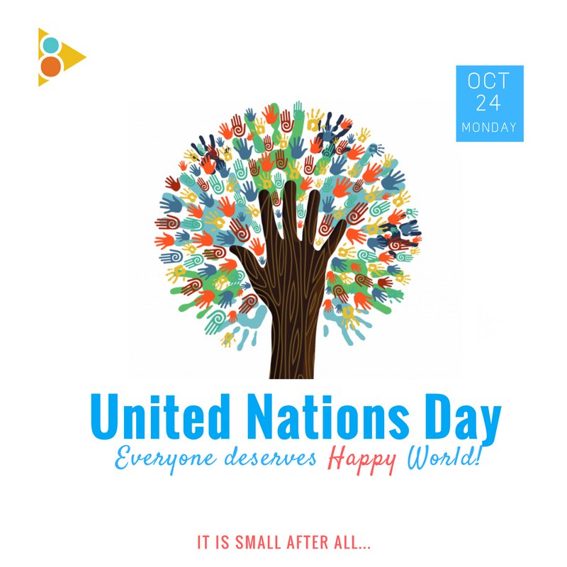 It's United Nations Day! Let's take action to create a happier world. What can you do to make our world smile? #Acceler8PH #RealConnections
