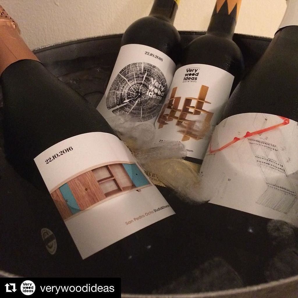 Itswinetastic's tweet photo. Very wood event yesterday the @verywoodideas opening party in Madrid. Wood Ideas from @sim… https://t.co/T8YyWOCpud https://t.co/IbuYRAZbBL