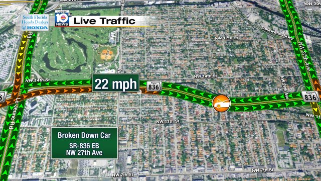 Broken Down Car on SR-836 EB at NW 27th Ave #traffic https://t.co/wA1RKlKr2e