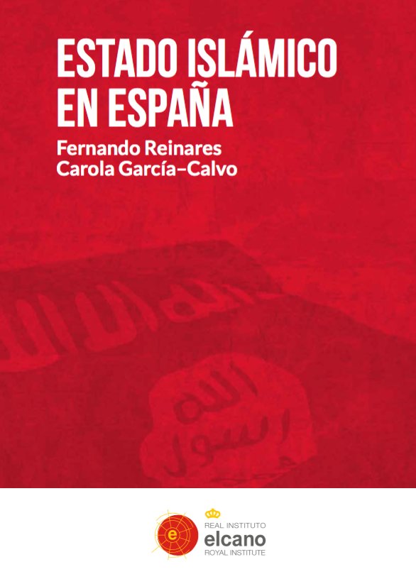 ICTAC_online's tweet photo. "#ISIS in #Spain" by @carolagc13 and #ICTAC Academic Director @F_Reinares (in Spanish) https://t.co/S9rTSolGAJ https://t.co/Ul1ZExQiTF