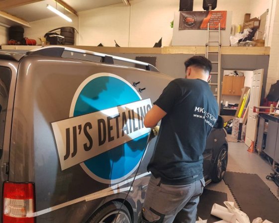 MksCustoms's tweet photo. Ensure your businesses stands out from the crowd with a professional vehicle wrap from #MKS: https://t.co/KUQ1uYe865 https://t.co/jjITJec32o