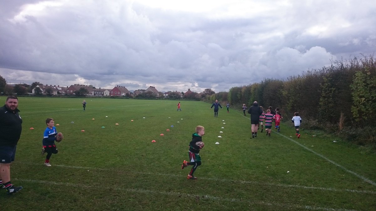 Autumn camp <a href="/WHRFC/">West Hartlepool Rugby Football Club</a> resumes with a quick warm up.