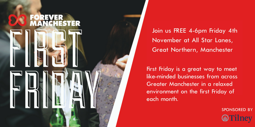 4EVERManchester's tweet photo. Our free #networking event is back this week! #FMFirstFriday at @AllStarLanesMCR: https://t.co/rTQtA0163S https://t.co/nIkEiXKulR
