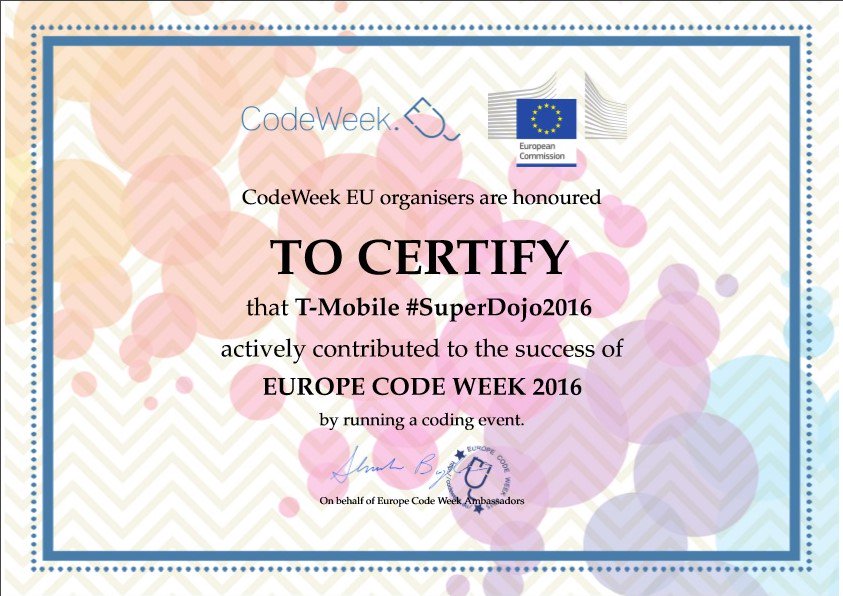 CoderDojoPL's tweet image. #SuperDojo 2016 za nami. Było super i chcielibyśmy się spotykać co miesiąc. Dziękujemy @TMobilePolska za zorganizowanie nam zlotu :)