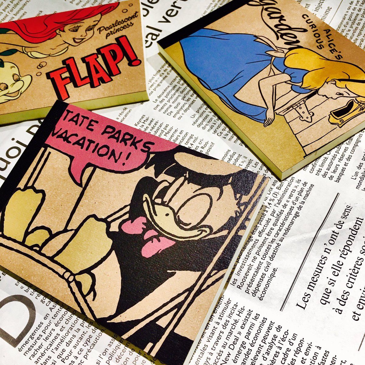 Goodscompanyland 商品紹介 ディズニーのキャラクターが とても可愛らしいメモ帳になりました ﾟ コミック調のイラストがとても良いかんじ 大人な女子にも 使って頂けるはずっっ メモはもちろん ちょっとしたお手紙にも W 雑貨屋 広島
