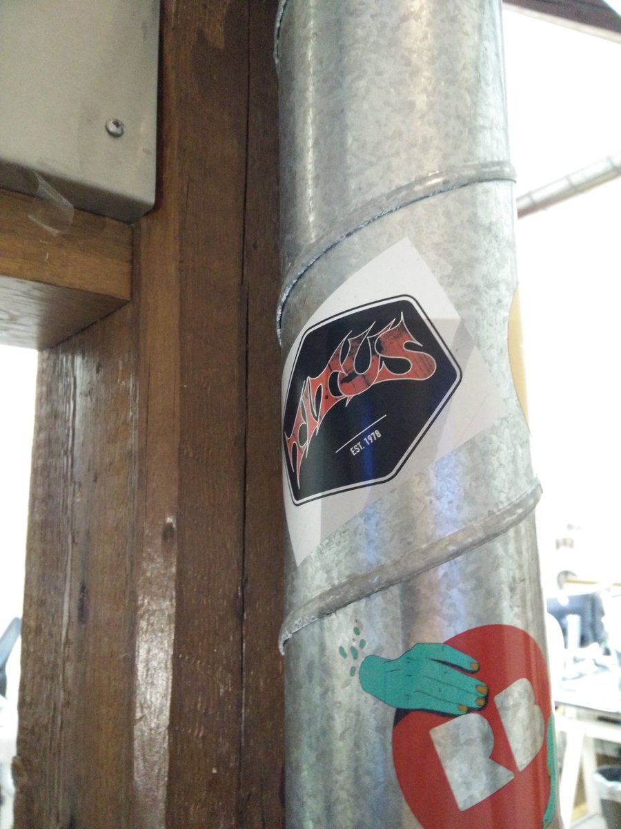 CodeMacher's tweet photo. Monday, new week new stickers. Ok buddy, say hello to your new friends ☺️ #Stickerpipe @qafoo @wwwtitusde https://t.co/sYhSRIKmcG