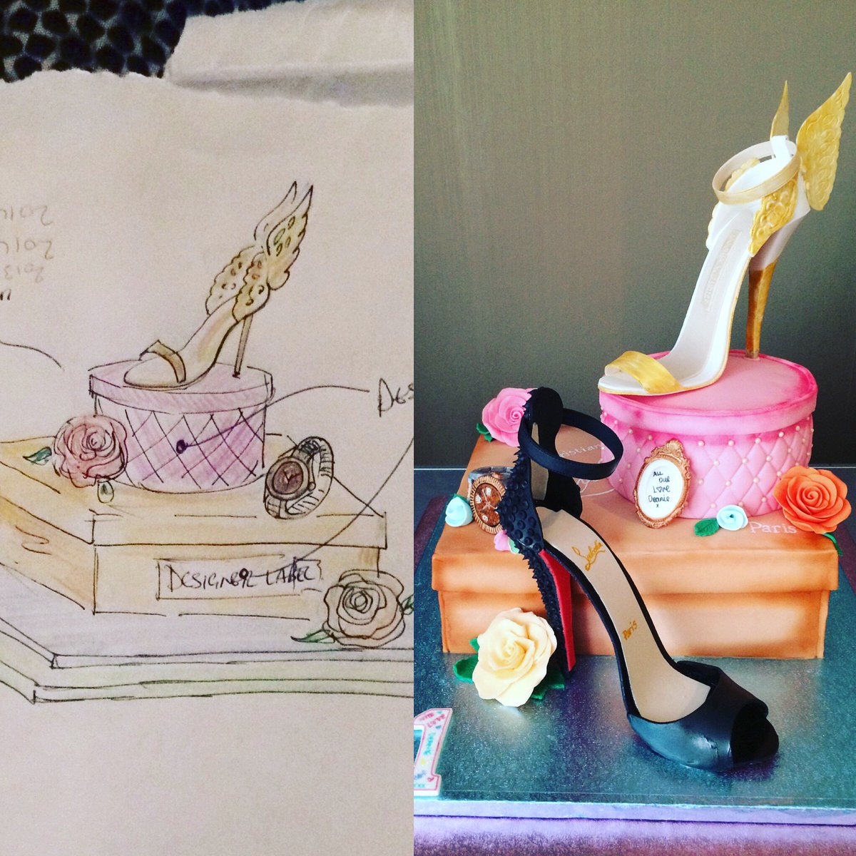 TheCakeRooms's tweet photo. We took an idea...to a sketch...then made a cake😍
#thecakeroomsliverpool https://t.co/3TSY9EQjf3