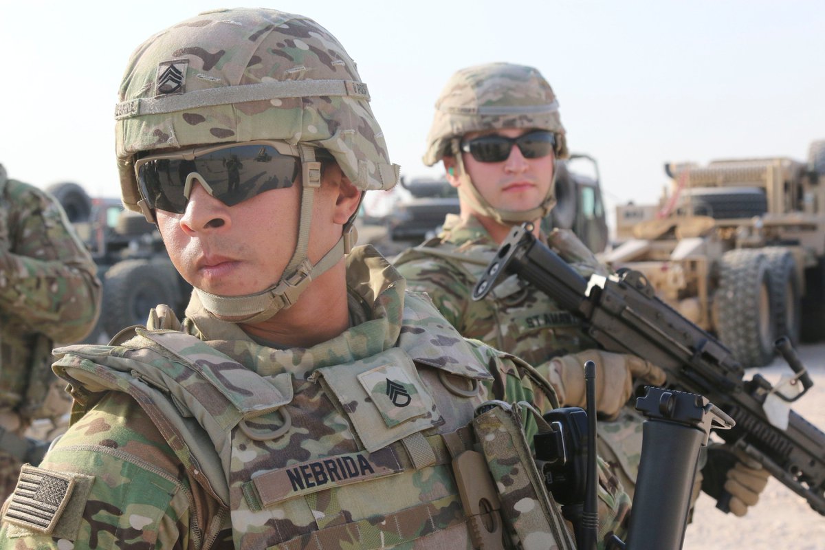 69thADA's tweet photo. #AirDefense Soldiers with 1-43 ADA Battalion pulling security during a Patriot relocation drill. @forthood https://t.co/4d4khMV3cc