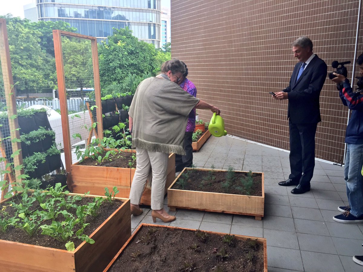 AgriNL_InMalSin's tweet photo. “Like a gardener I believe what goes down must come up.” #UrbanFarming Launch of @NLinIndonesia https://t.co/UDUvzKRG1f