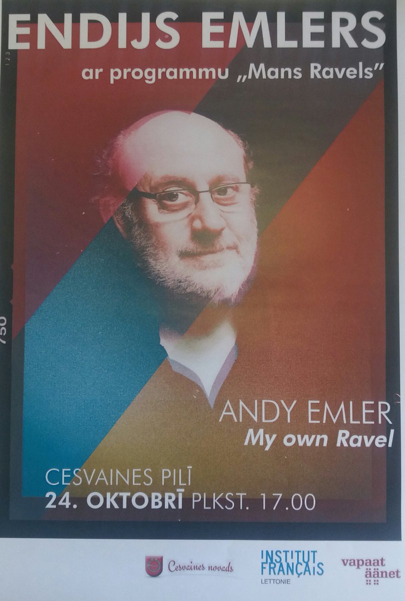Cesvaines_AP's tweet photo. Aicinām visus šovakar, 24.oktobrī, uz franču komponista un pianista Endija Emlēra koncertu Cesvaines pilī plkst. 17.00. https://t.co/olzG2sZJTW