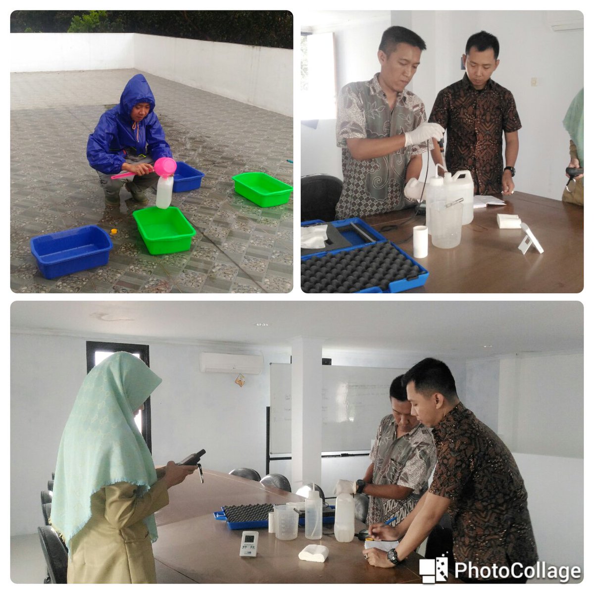 “<a href="/IdrisAShomad/">Mohammad Idris</a> Sampling air hujan untuk kegiatan SLHD Kota Depok ”