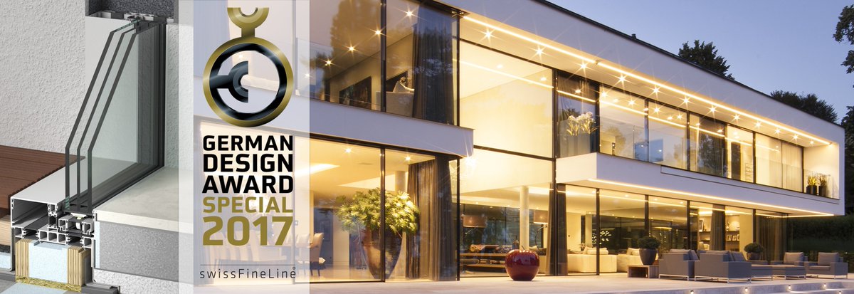 swissFineLine mit dem German Design Award 2017 – Special Mention ausgezeichnet. #germandesignaward