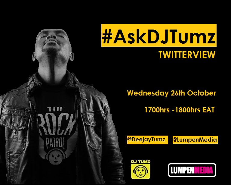 NovaMediaUG's tweet photo. We know he ROCKS, but what makes this DJ ROLL? Join us this Wednesday from 5-6pm for our live Twitterview with @DeejayTumz! #AskDJTumz https://t.co/qQ5fJP9qC9