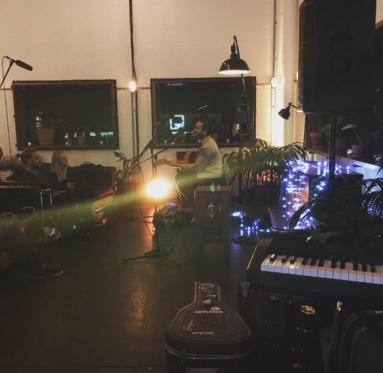 Kicking off the night with <a href="/JoshLovegrove/">Josh Lovegrove Music</a> serenading the crowd here at <a href="/lightspacevenue/">Lightspace</a>