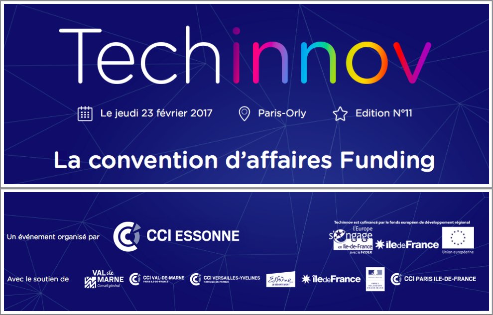 parissudba's tweet photo. [#TECHINNOV] Appel à candidatures : #startups, les Techinnov Funding Meetings sont faits pour vous ! #Innovation #Financement https://t.co/4gcQ8NGKRd