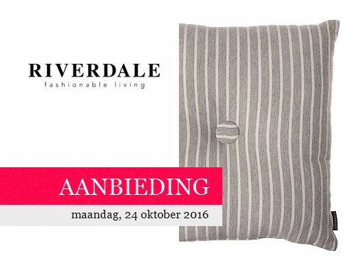 ShopdivaNL's tweet image. #dagaanbieding - Riverdale sierkussen! Nu met 43% korting voor maar € 19,95. Kijk snel op shopdiva.nl/dagaanbieding