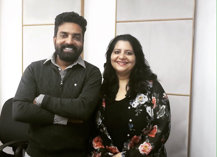 Pratibhaansh201's tweet photo. Beating the Monday blues with some interesting tete - e -tete with Nitin at Radio City Delhi.
#pratibhaansh #creativeunit @TikuPratibha https://t.co/Mwqz75O2FM