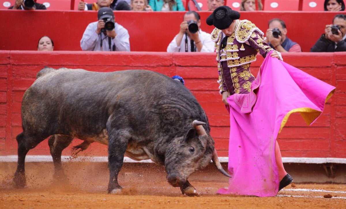 Lance de Rafael Serna al cuarto de la tarde.