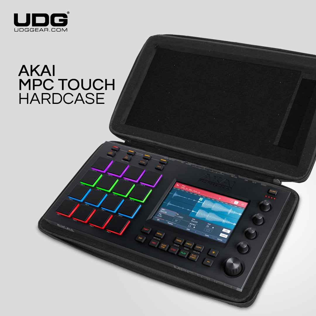 udggearcom's tweet photo. Available Now! UDG Creator @Akai_Pro MPC Touch Hardcase #UDG #UDGGEAR #DJ #DJLIFE #UDGHardcase #AkaiPro #MPCTouch #MPCTouchCase https://t.co/tGkXLMZsCi