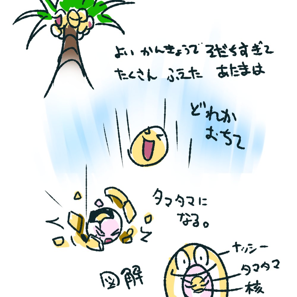 アローラナッシーとタマタマのサイズ アローラナッシーとタマタマのサイズ