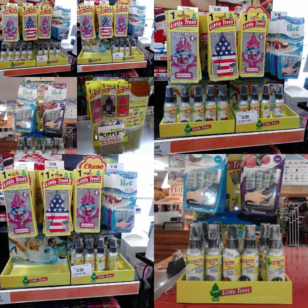 FreshnerTrees's tweet image. Dapatkan Pengharum Little Trees dan Perk di Foodmart Fresh di Jember dan Madiun Jawa Timur.