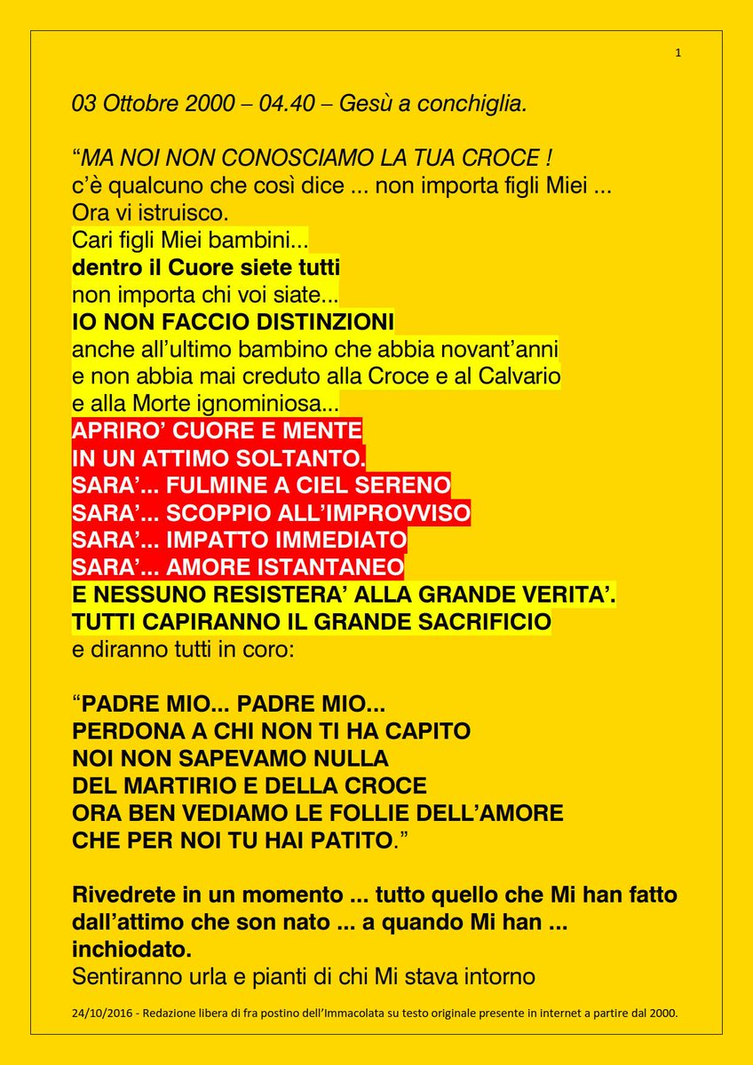 concezoe's tweet photo. #Apocalisse #Holy #Messages #messaggi https://t.co/LwmjGa150q #Cuore #mente #Fulmine #istantaneo #sospiro #pianto #Padre https://t.co/03cEhIKp4b