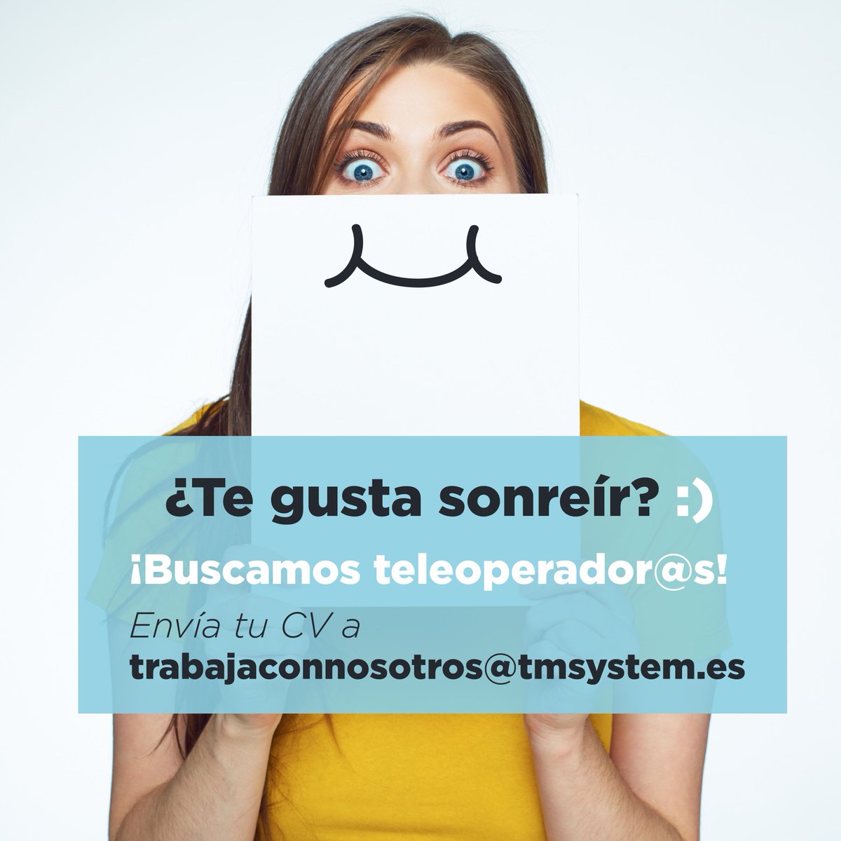 TM_System's tweet image. ¿Tienes perfil comercial, habilidades comunicativas y experiencia en el sector del #ContactCenter? Tenemos una OPORTUNIDAD para ti. #Trabajo
