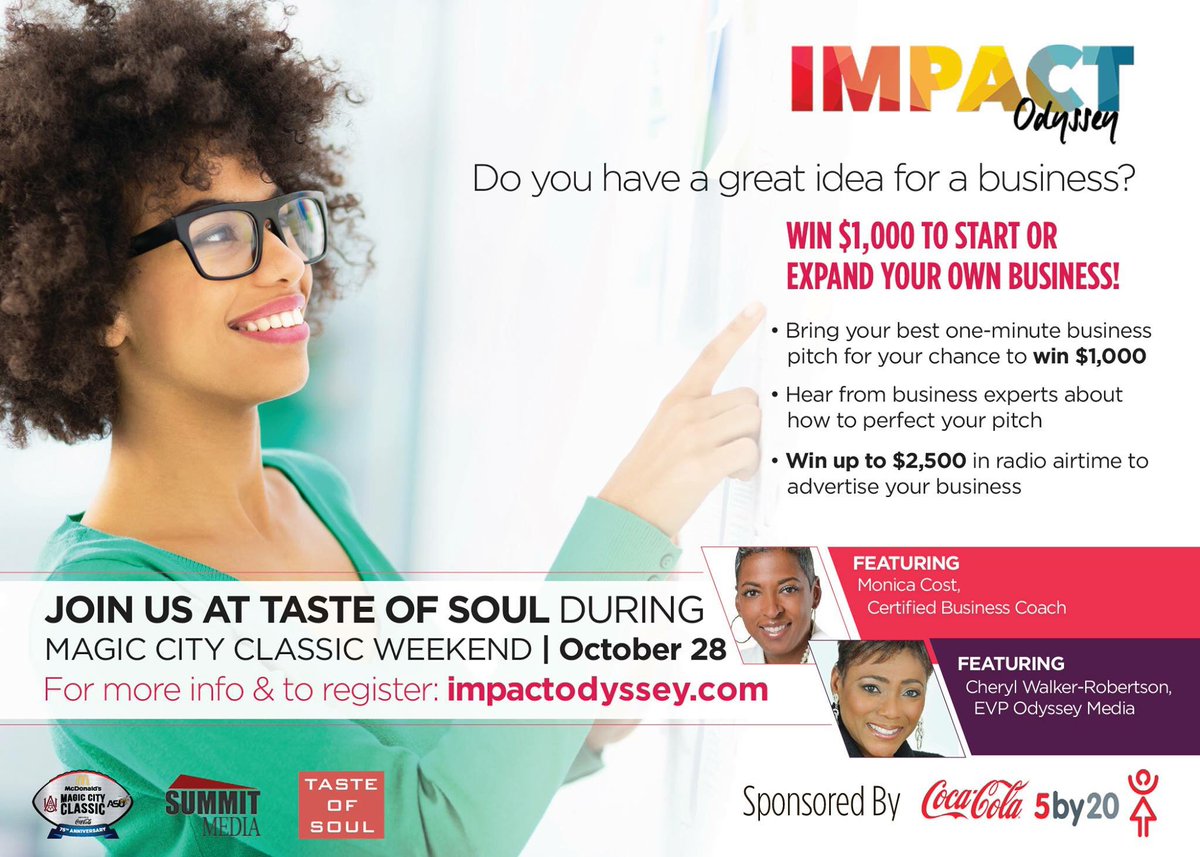 BirminghamUL's tweet photo. Don’t miss the Magic City Expo Pitch Contest on Friday! #MagicCityClassic #MagicCityExpo @TOSBham #BUpLIft https://t.co/uLc8pSmZZF
