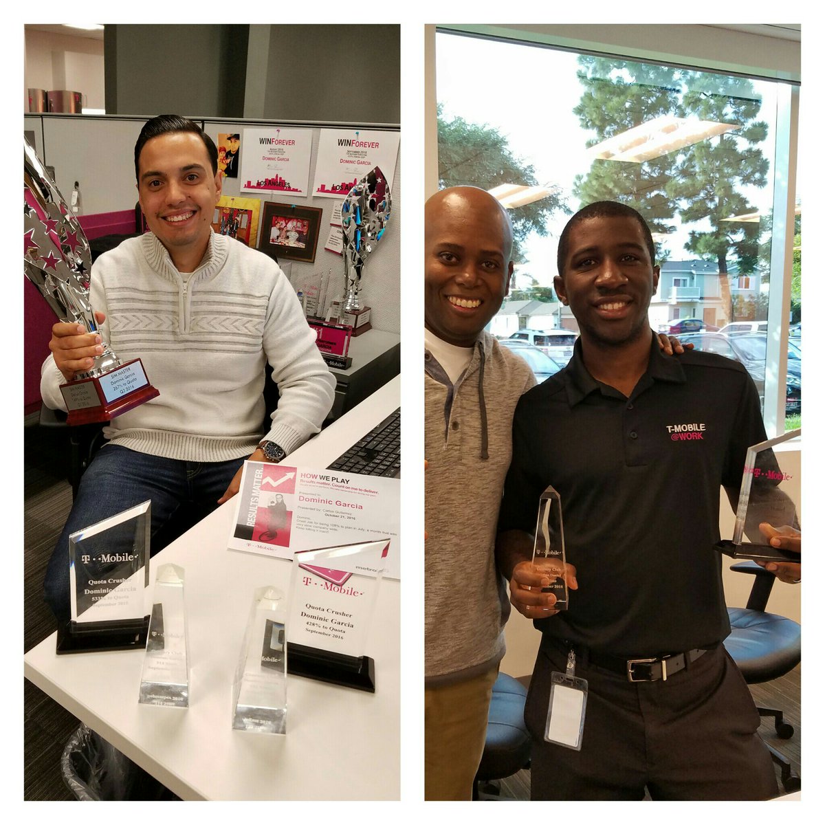 take_yourhill's tweet photo. @work direct Los Angeles Q3 top performers Dominic & Kristian Congrats! #quotacrushers #SimMaster #Centuryclub @JonFreier @SamSindha https://t.co/3JB5JDRAcn