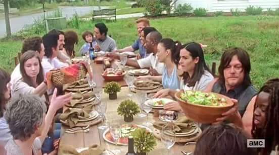 Henry7G's tweet image. Pra quem nao assistiu #TheWalkingDead, ta ai um spoiler... Mataram Negan e foram almoçar!