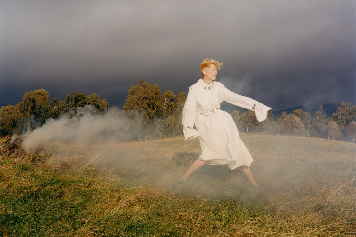 Milk soaked Scottish fields and Tilda Swinton feature in this striking editorial for <a href="/documentjournal/">Document Journal</a>'s issue #9: bit.ly/2eKU5fa