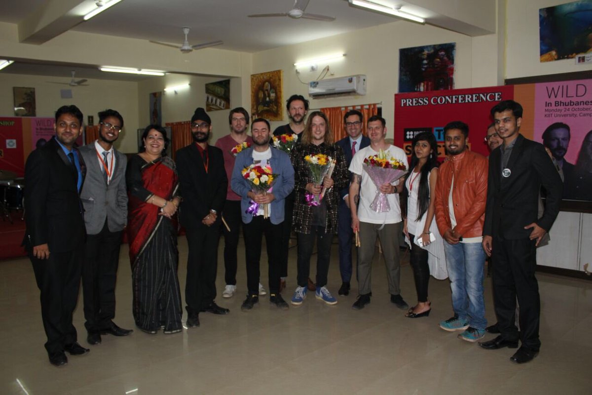 Saying thanks #KIIT style to <a href="/wearewildpalms/">WILD PALMS</a>