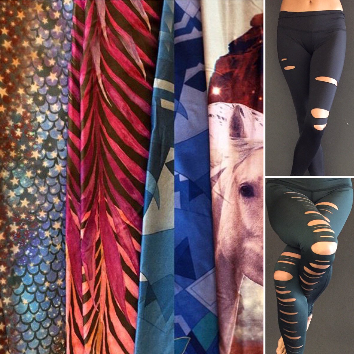 New arrivals of leggings Teeki laser cuts and new prints!!